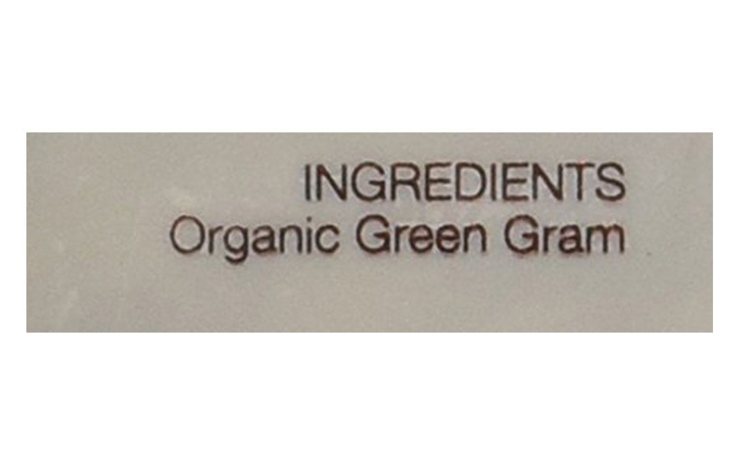 Pure & Sure Organic Green Gram Split    Pack  500 grams